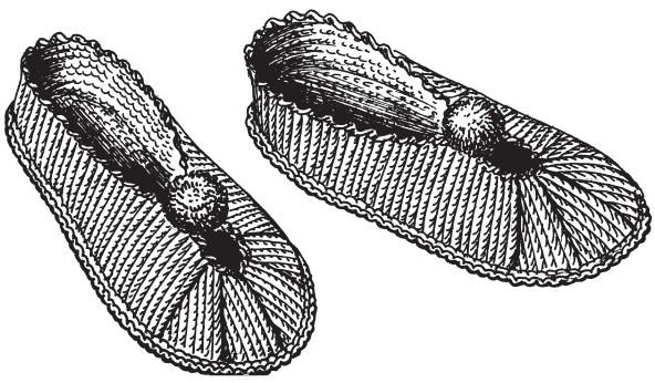 Домашние тапочки ручной работы