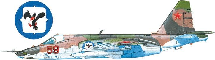 Камуфляж и бортовые эмблемы авиатехники советских ВВС в афганской кампании