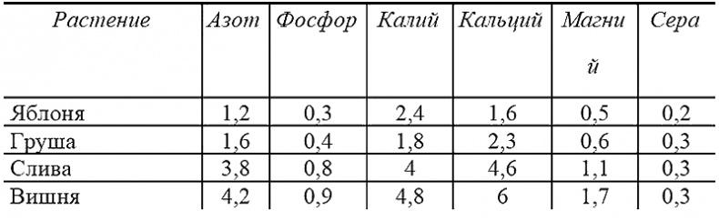 Годовой цикл работ в саду и огороде