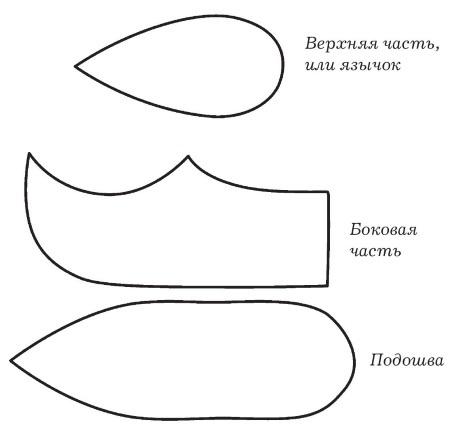 Обувь для дома своими руками