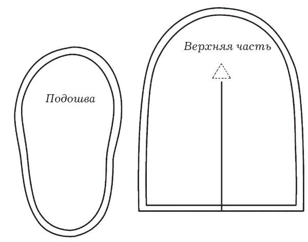 Обувь для дома своими руками