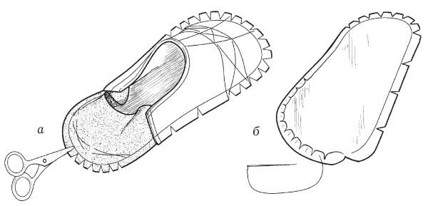 Обувь для дома своими руками