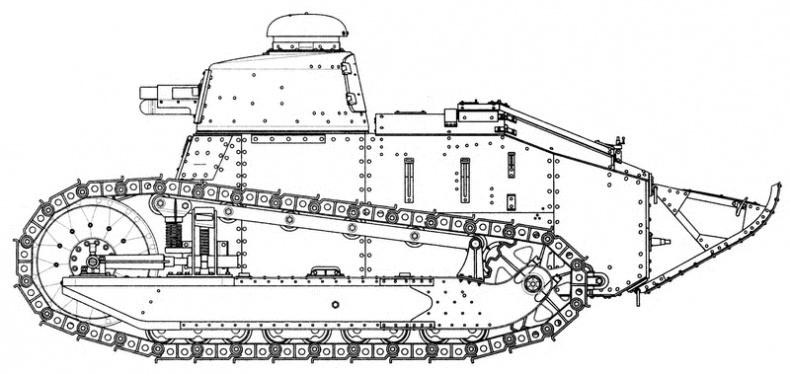 Танк № 1 «Рено ФТ-17»