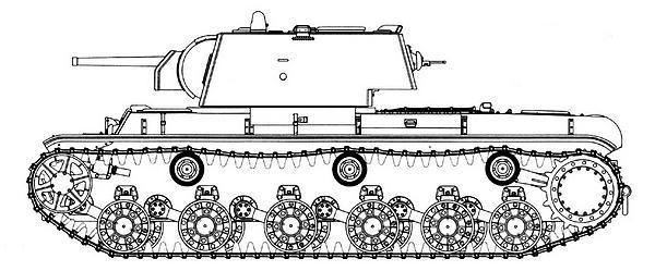 Танк прорыва КВ. "Клим Ворошилов"