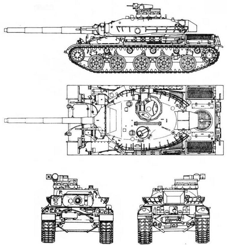 Средние и основные танки зарубежных стран, 1945–2000. Часть 2